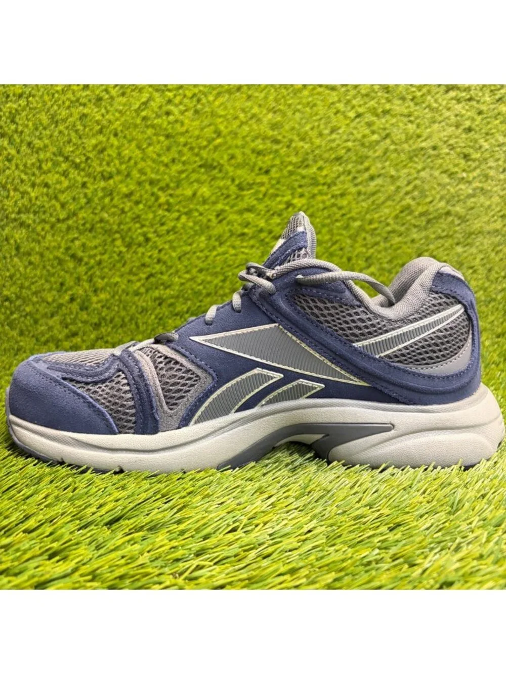 Reebok Premier Road Plus VI Mens Size 10E Blue Composite Safety Toe Work Shoes